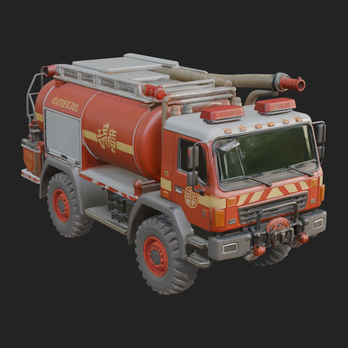 Fire Engine Model Design 8