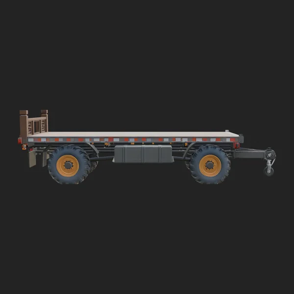 Flatbed Trailer Model Design 1