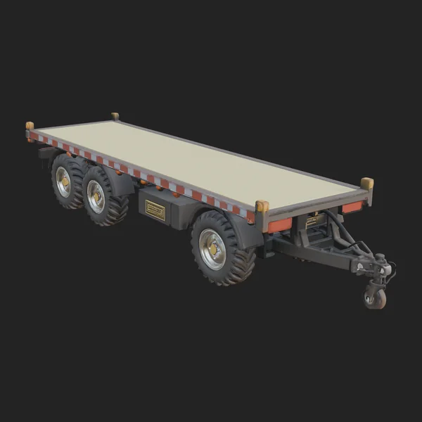 Flatbed Trailer Model Design 3