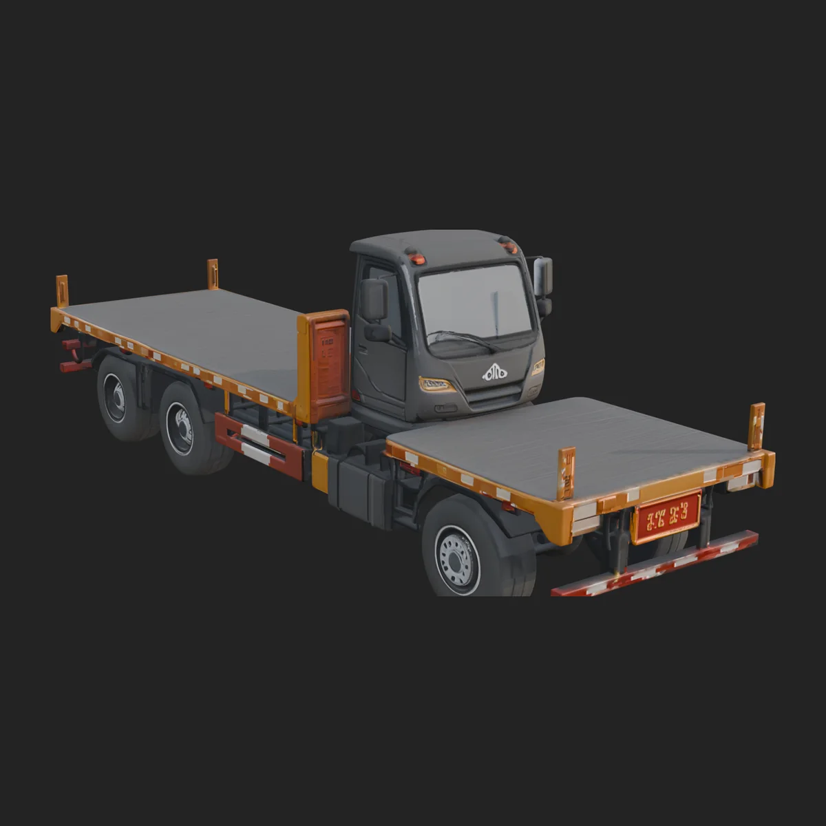 Flatbed Truck Model Design 3