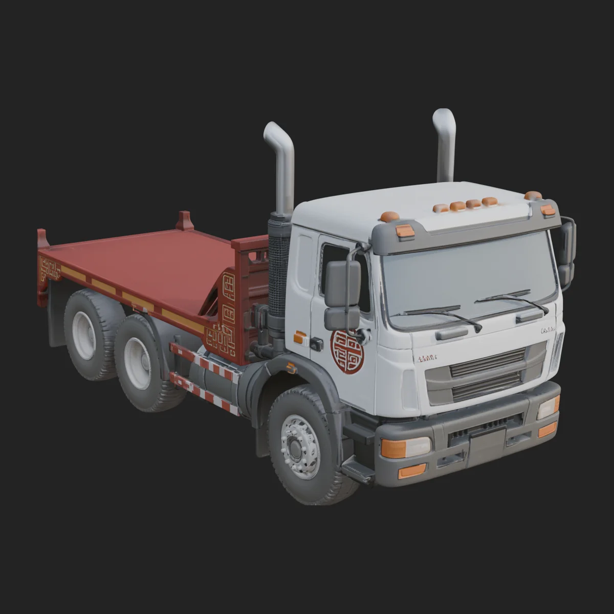 Flatbed Truck Model Design 4