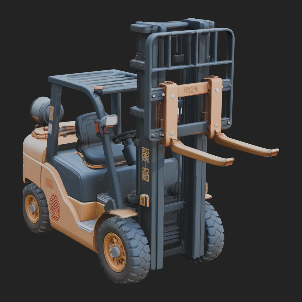 Forklift Truck Model Design 1