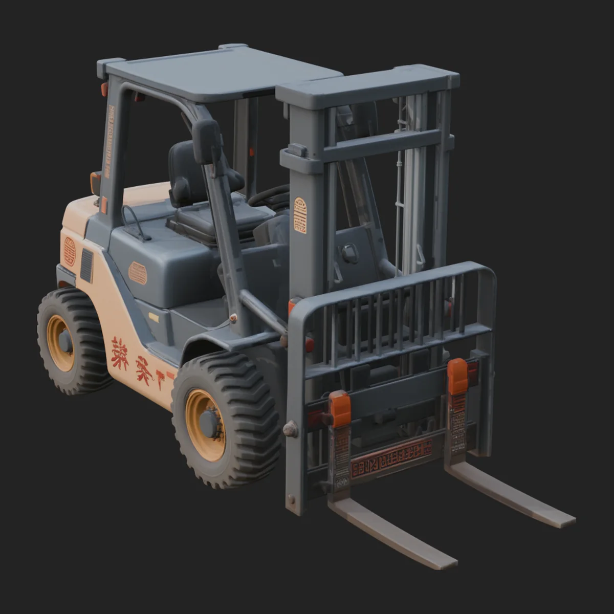 Forklift Truck Model Design 13