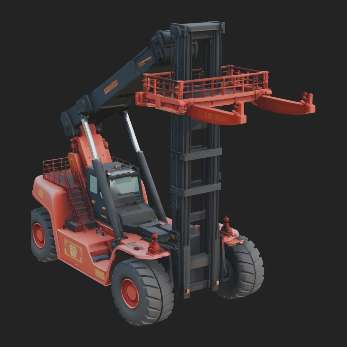 Forklift Truck Model Design 14