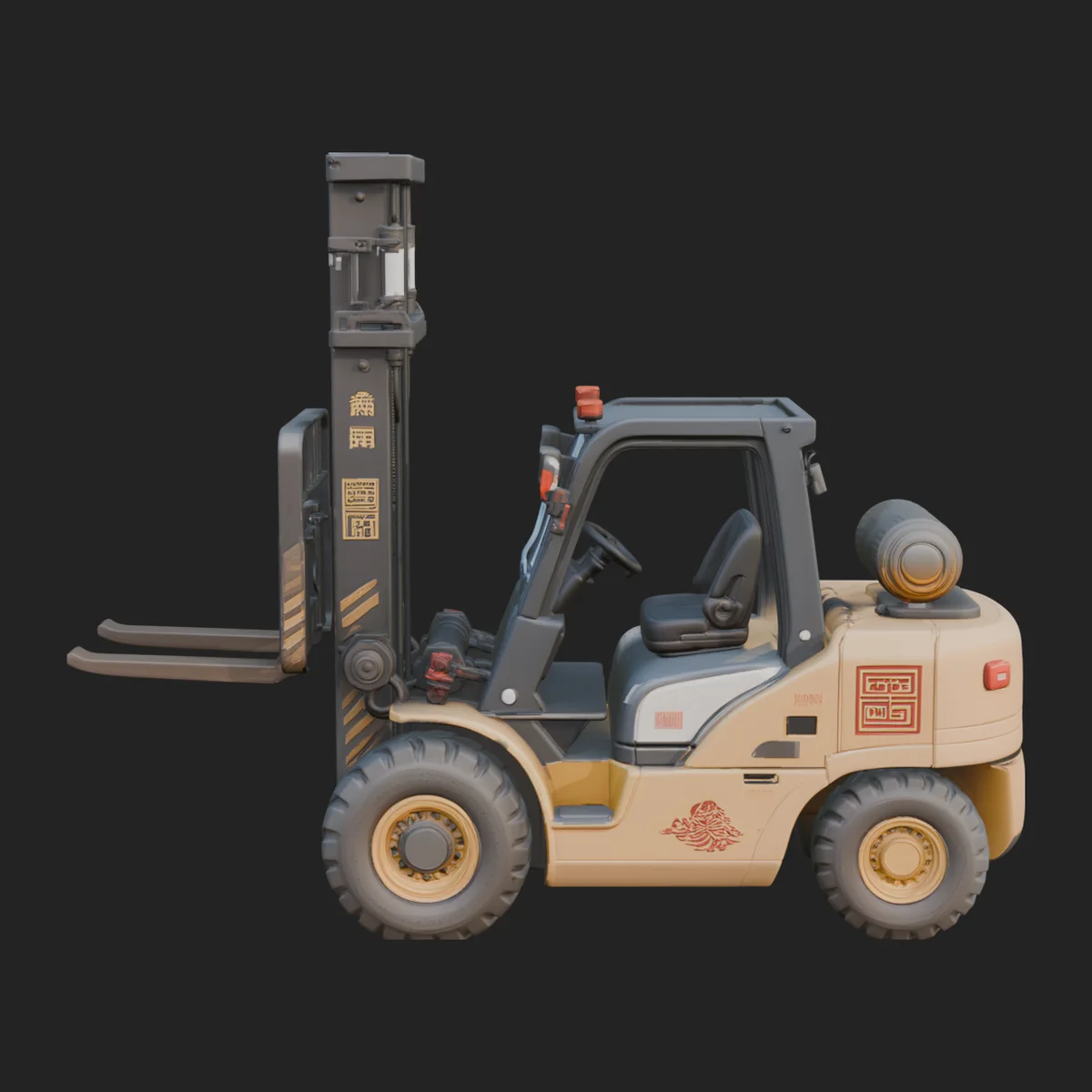 Forklift Truck Model Design 2
