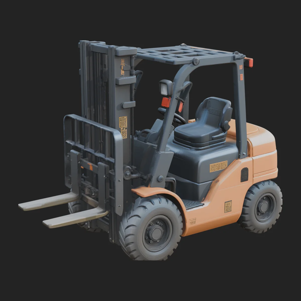 Forklift Truck Model Design 3