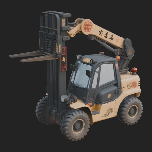 Forklift Truck Model Design 4