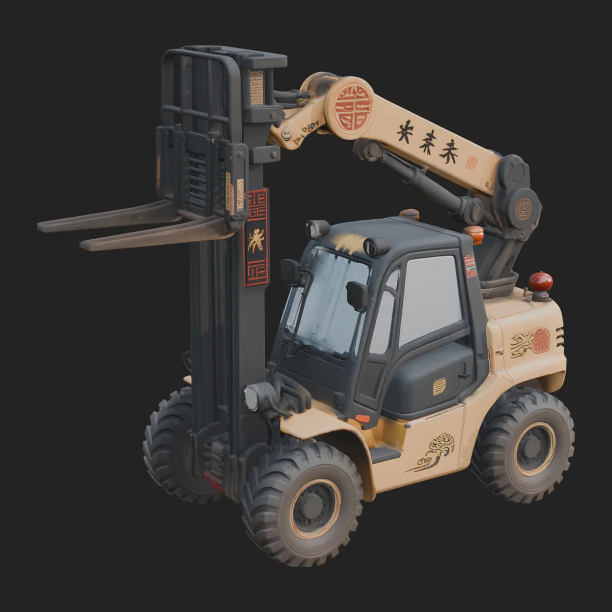 Forklift Truck Model Design 4