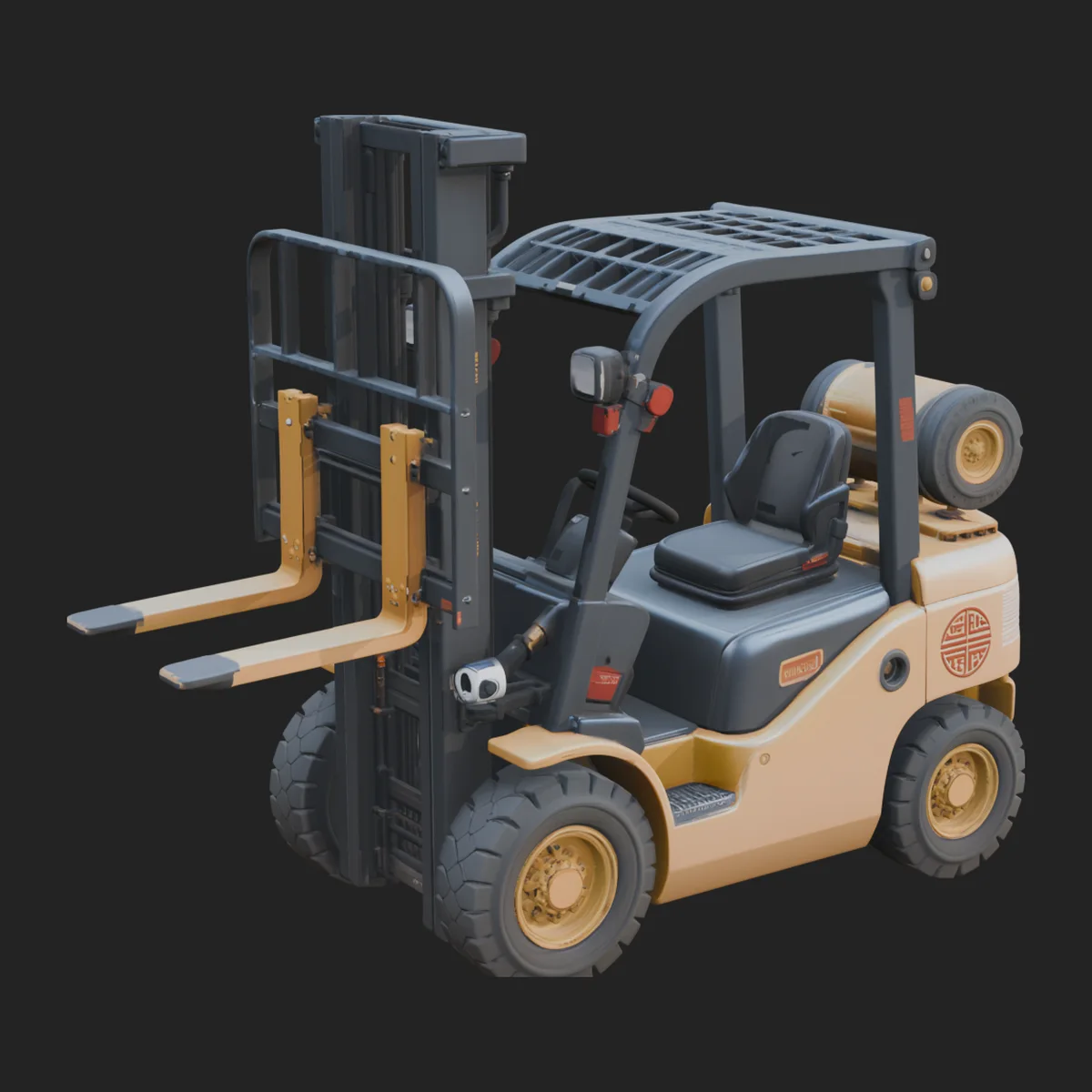 Forklift Truck Model Design 8