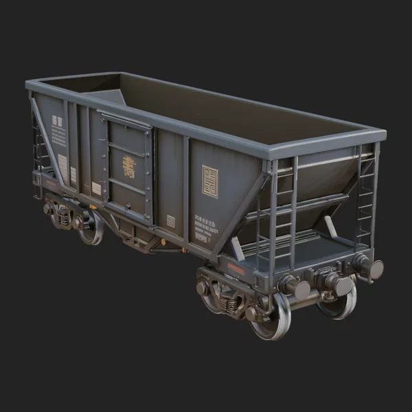 Freight Train Wagon Model Design 1