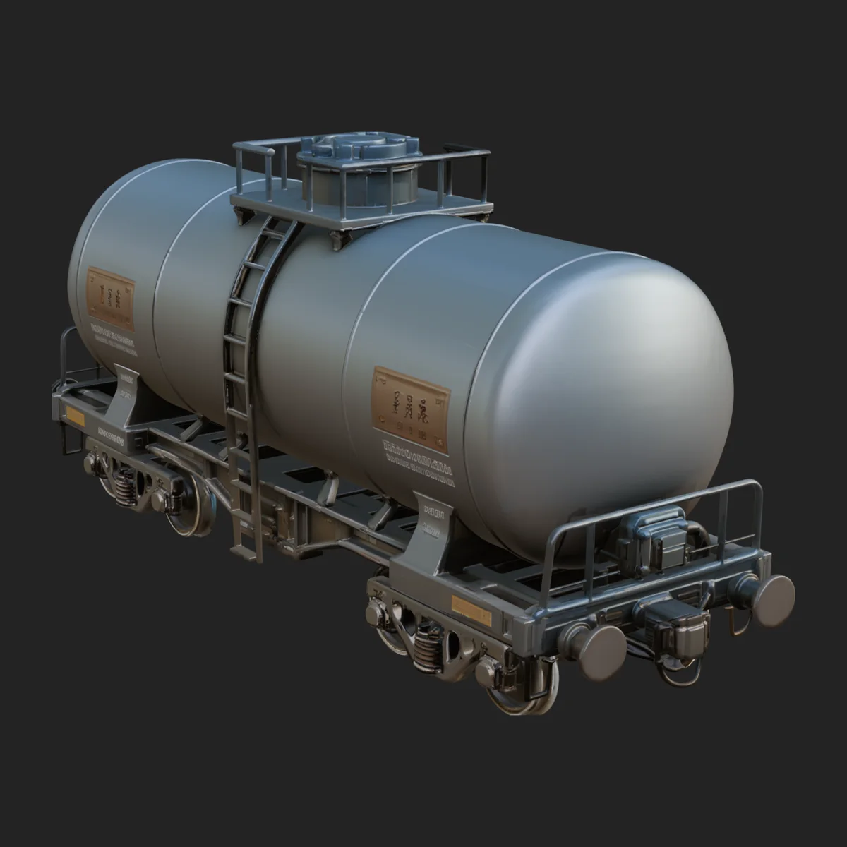 Freight Train Wagon Model Design 10