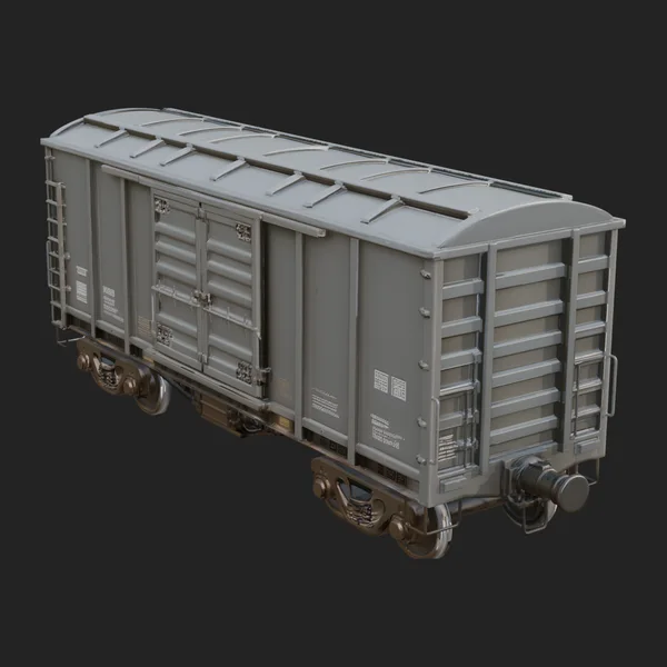 Freight Train Wagon Model Design 2