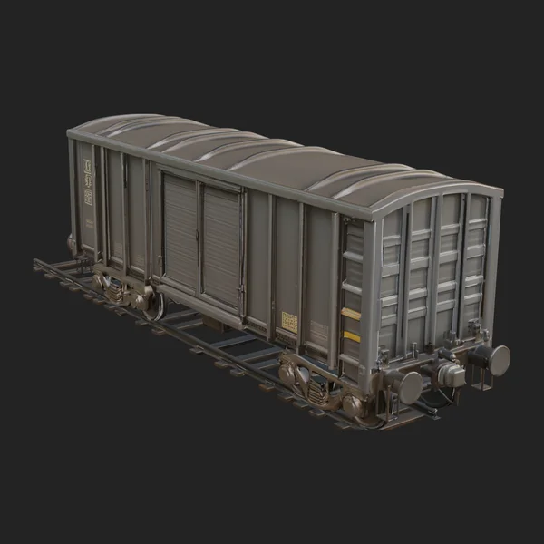 Freight Train Wagon Model Design 3