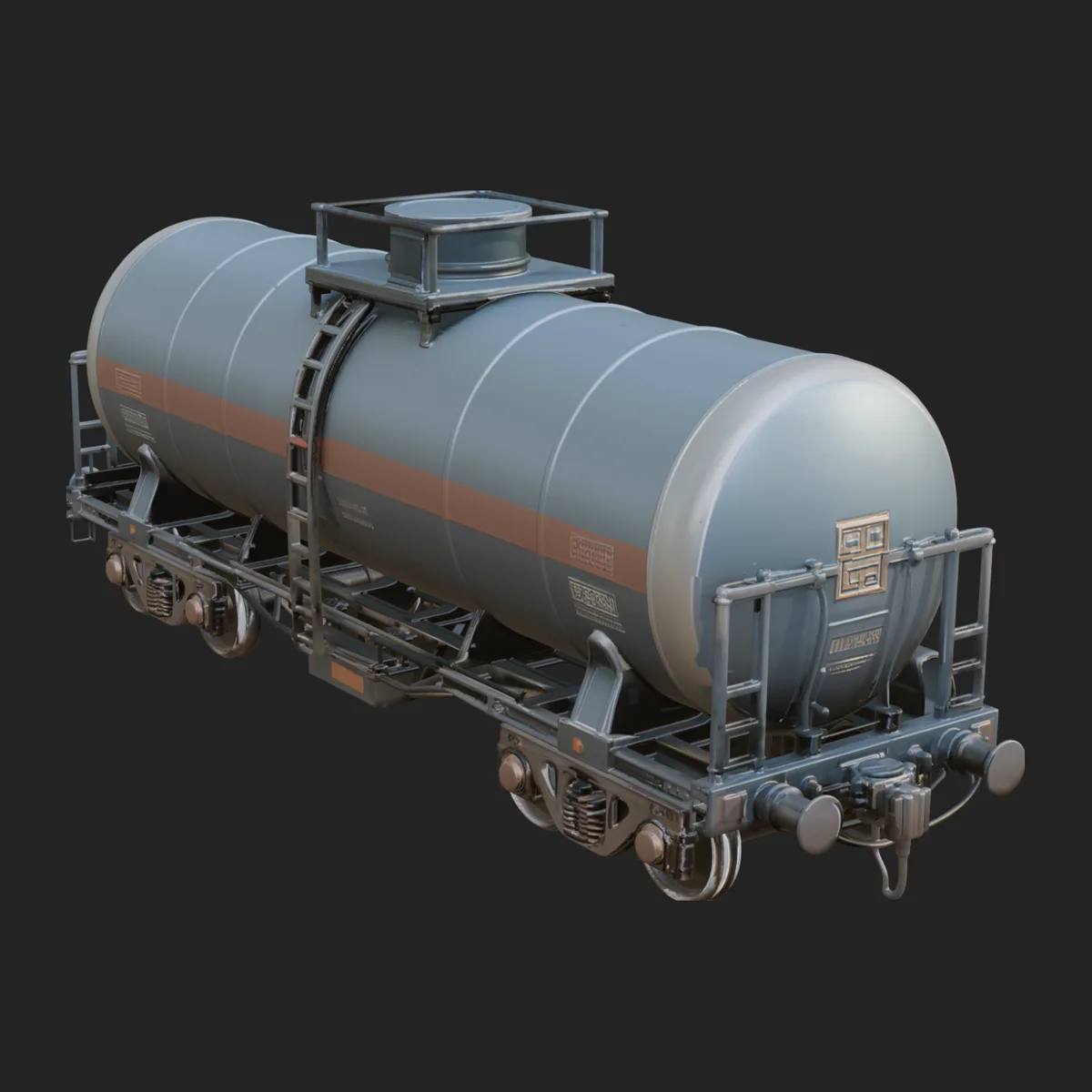 Freight Train Wagon Model Design 6
