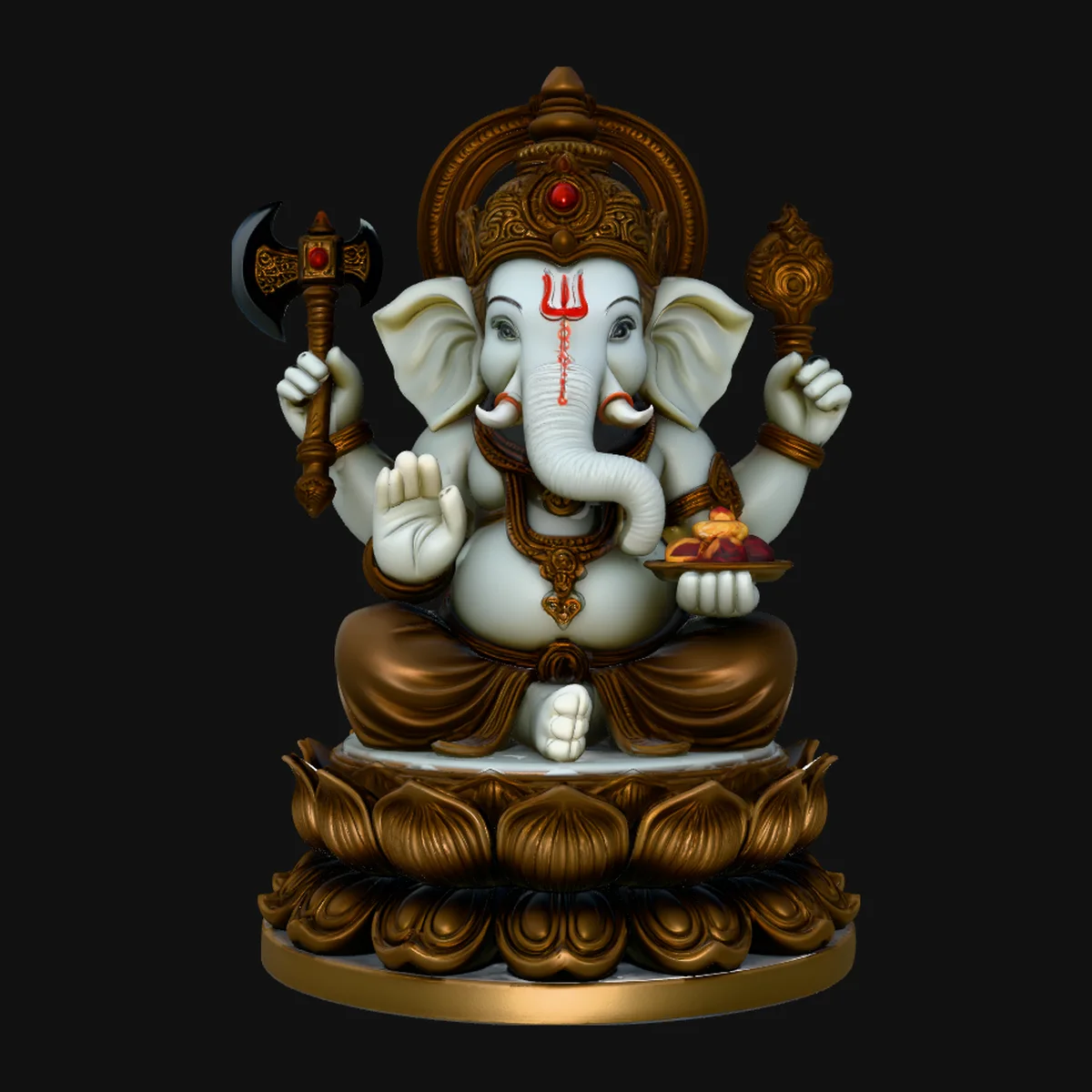 Ganesha Statue Design 8