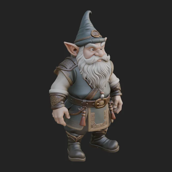 Garden Gnome Statue Design 2