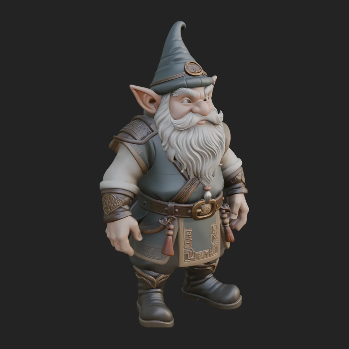 Garden Gnome Statue Design 2