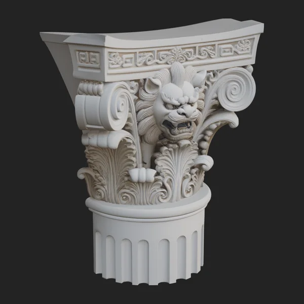 Gargoyle Column Capital Model Design 1