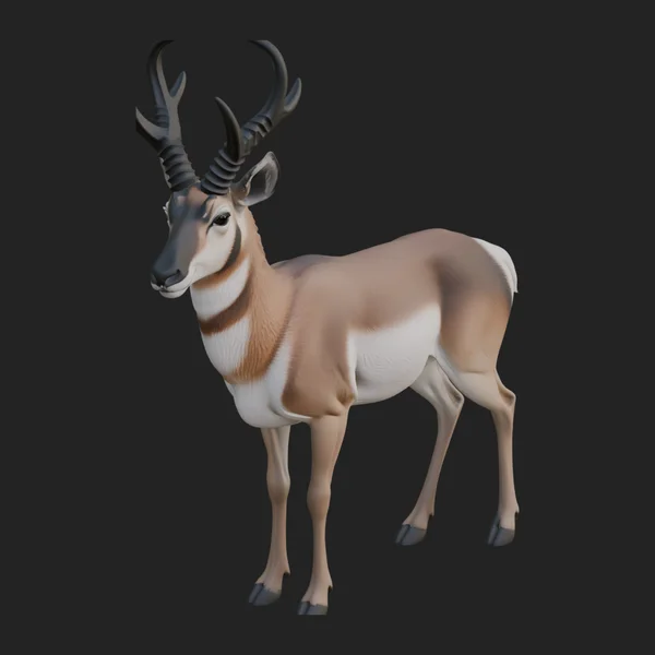 Gazelle Statue Design 1