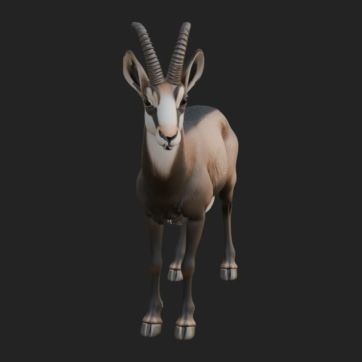Gazelle Statue Design 12