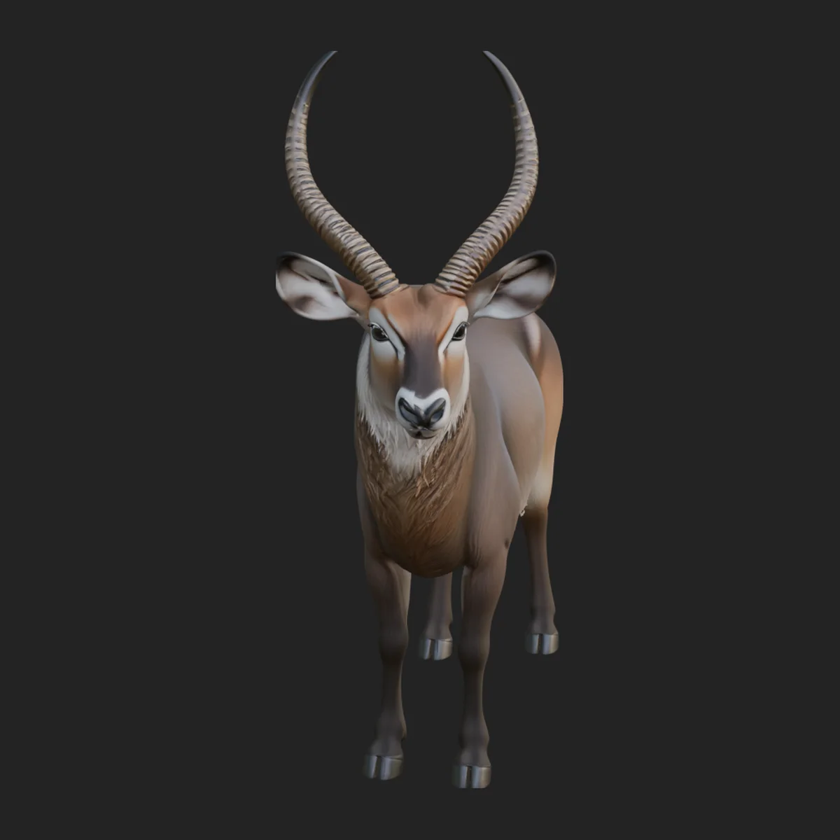 Gazelle Statue Design 4