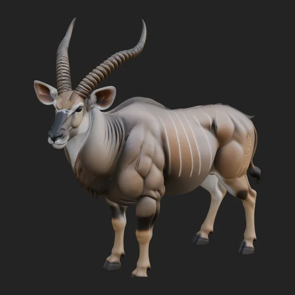 Gazelle Statue Design 6