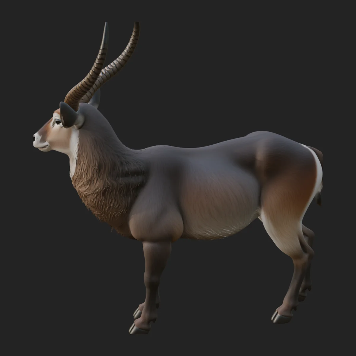 Gazelle Statue Design 8