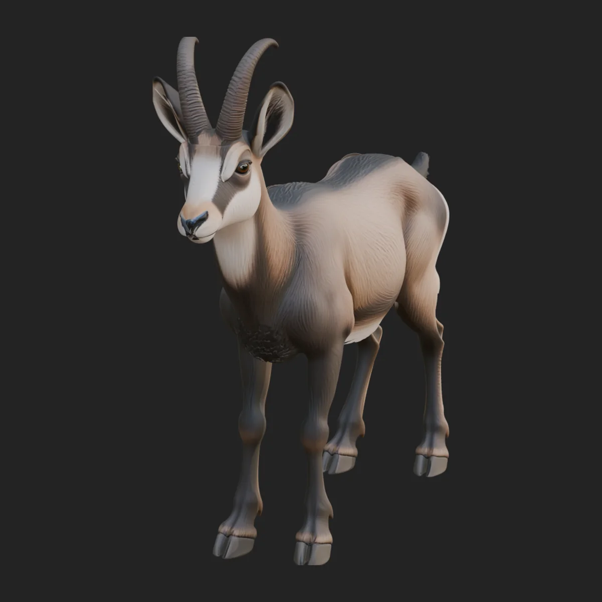 Gazelle Statue Design 9