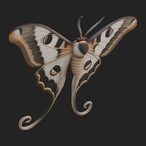 Giant Moth Statue Design 2