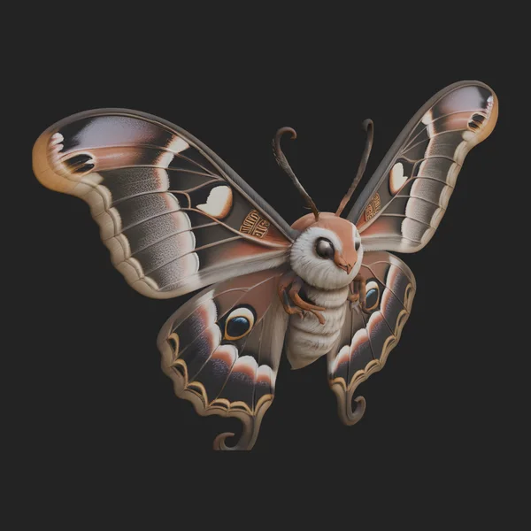Giant Moth Statue Design 6