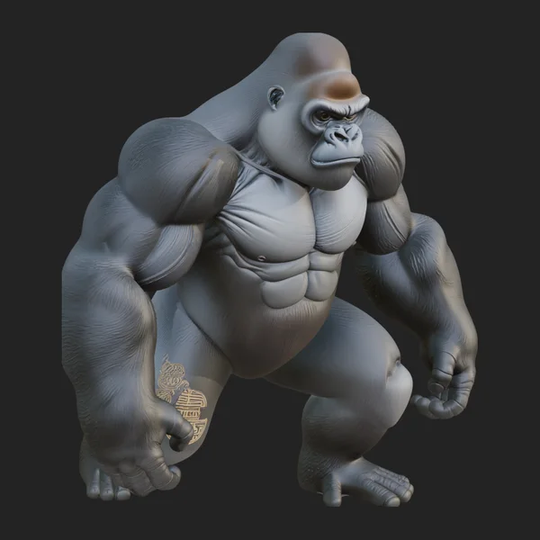 Gorilla Statue Design 1