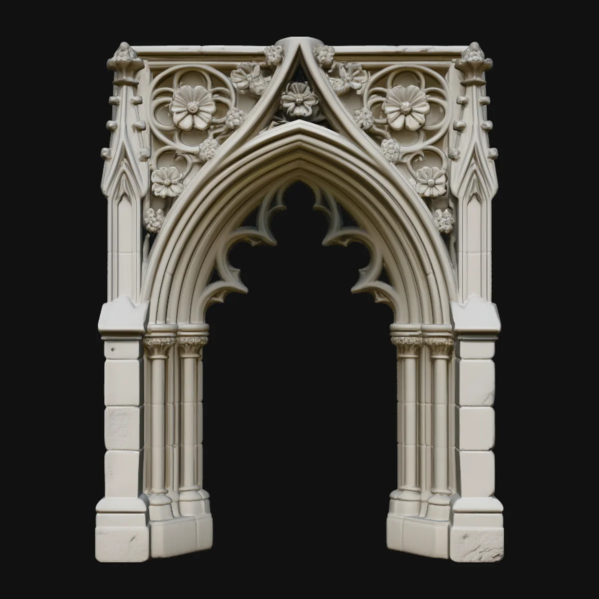 Gothic Arch Doorway Model Design 3