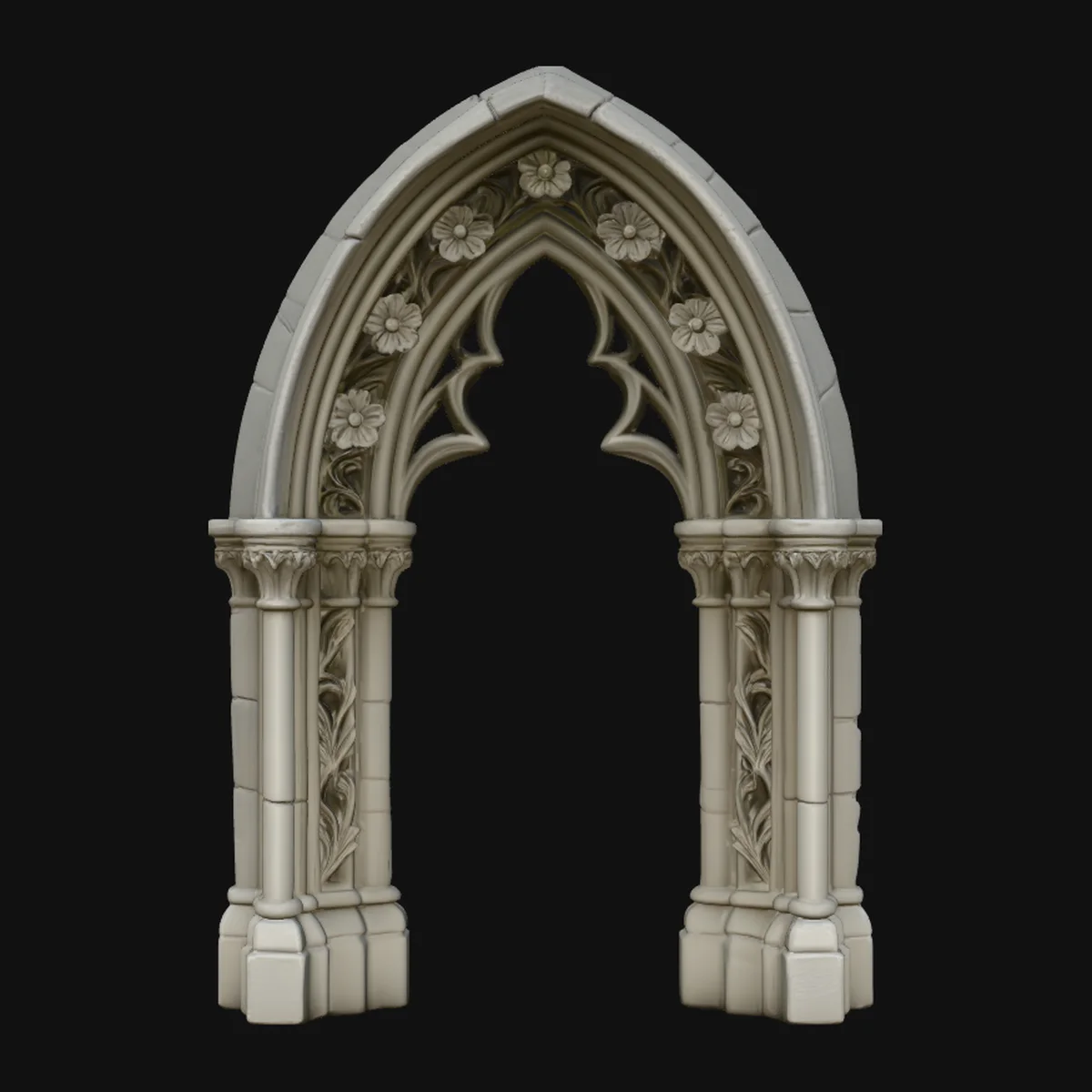 Gothic Arch Doorway Model Design 4
