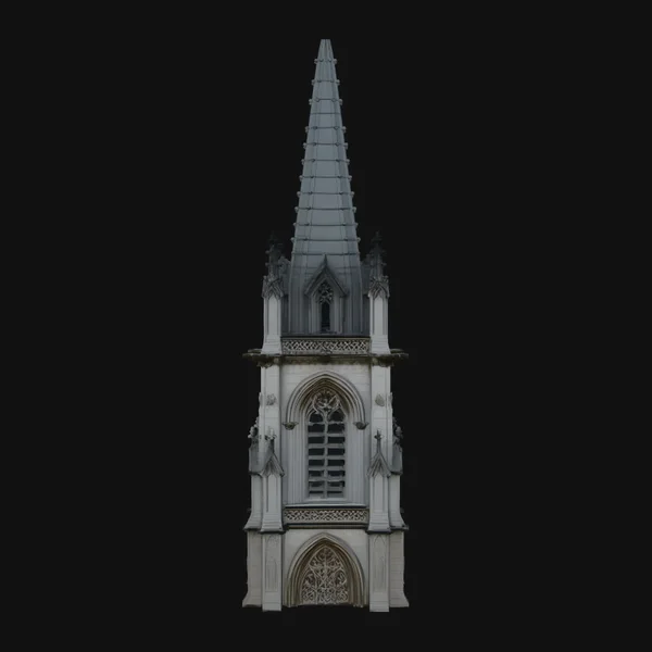 Gothic Cathedral Tower Model Design 3