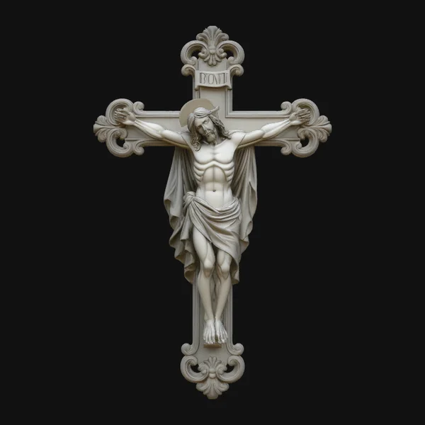 Gothic Crucifix Cross Pendant Design 1