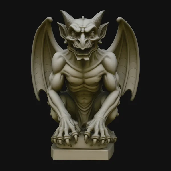 Gothic Gargoyle Statue Design 1