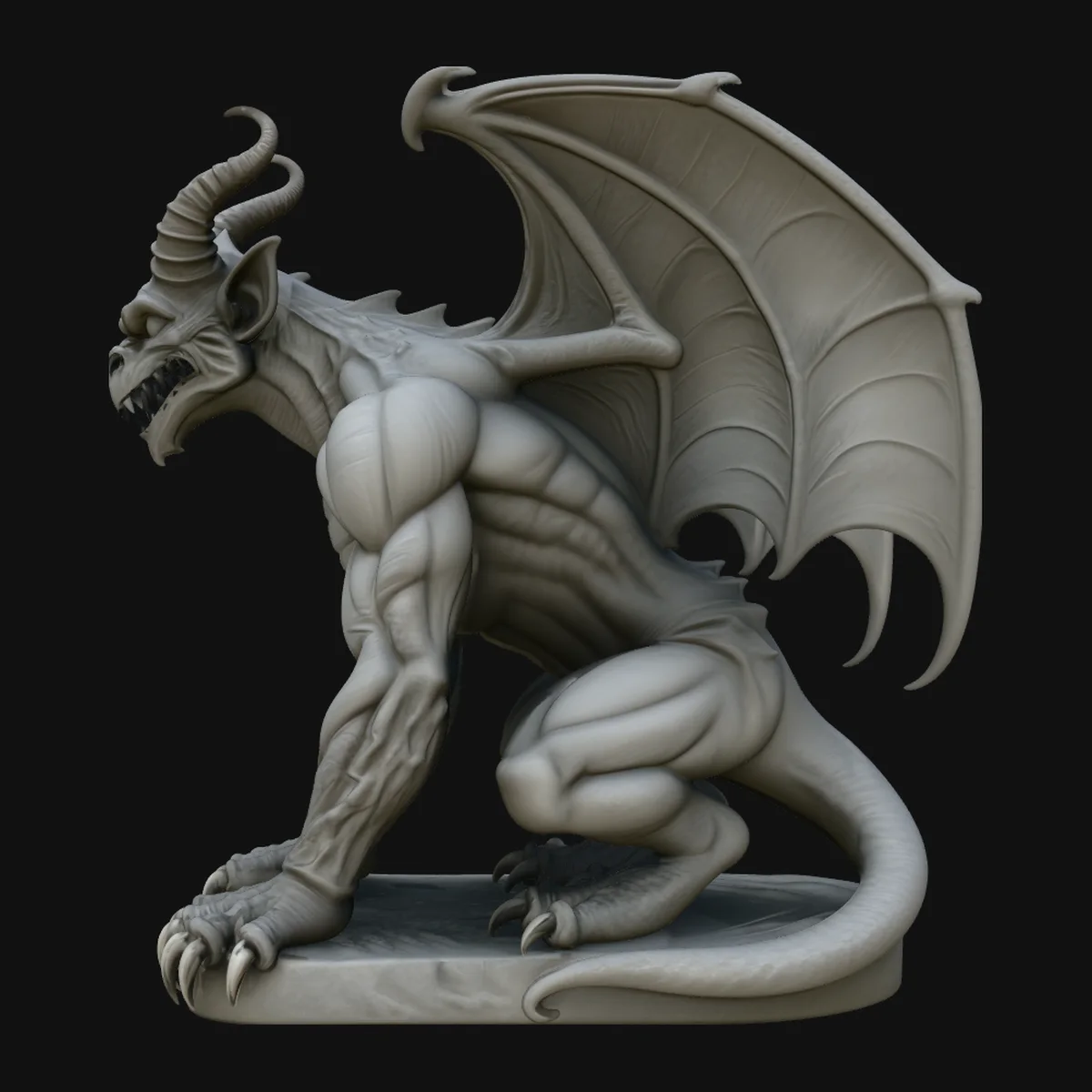 Gothic Gargoyle Statue Design 5