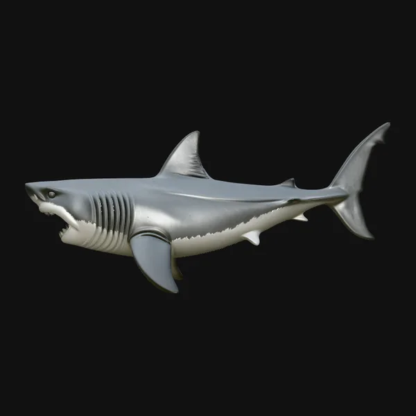 Great White Shark Statue Design 2