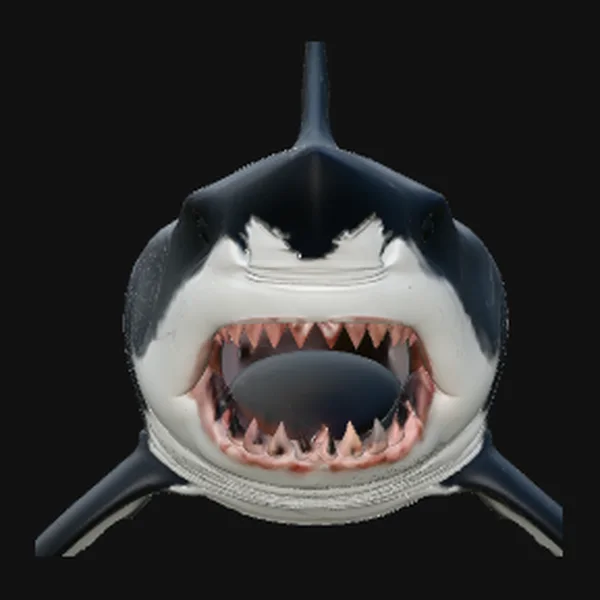 Great White Shark Statue Design 5