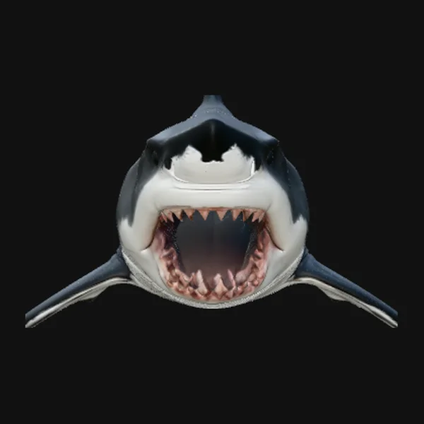Great White Shark Statue Design 6