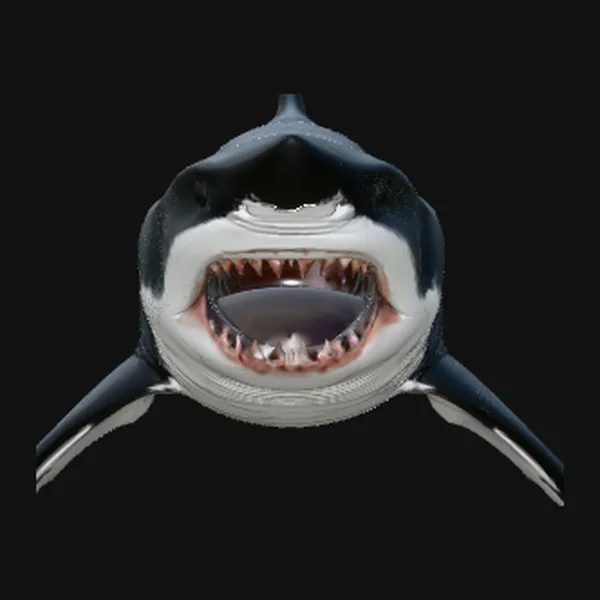 Great White Shark Statue Design 7