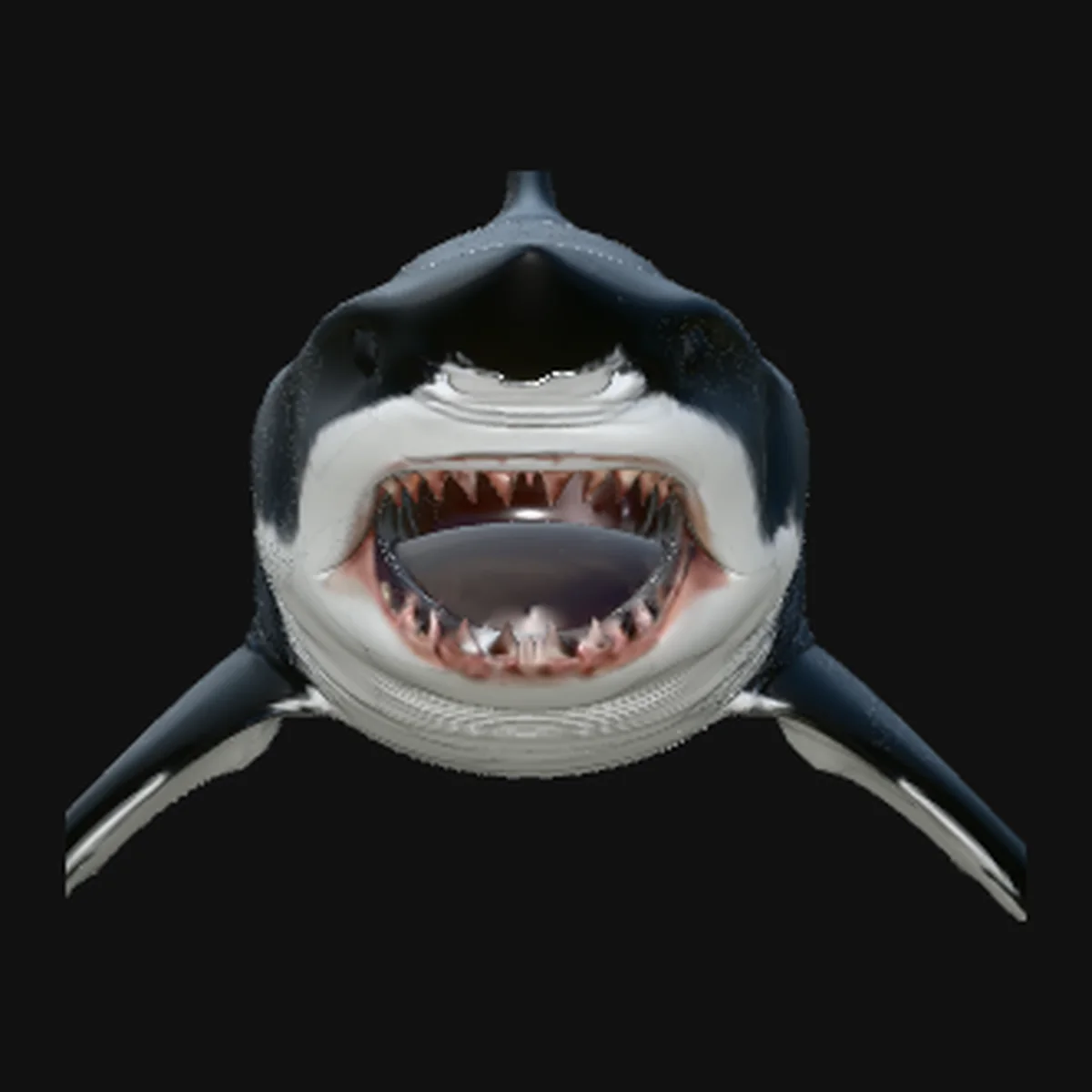Great White Shark Statue Design 7