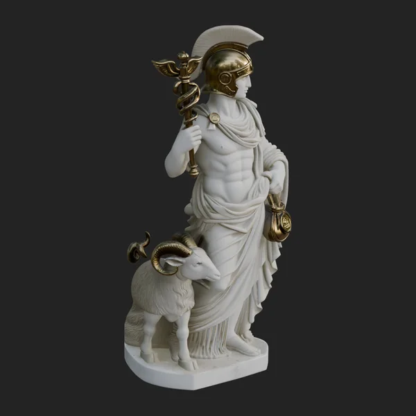 Greek God with Ram Statue Design 1