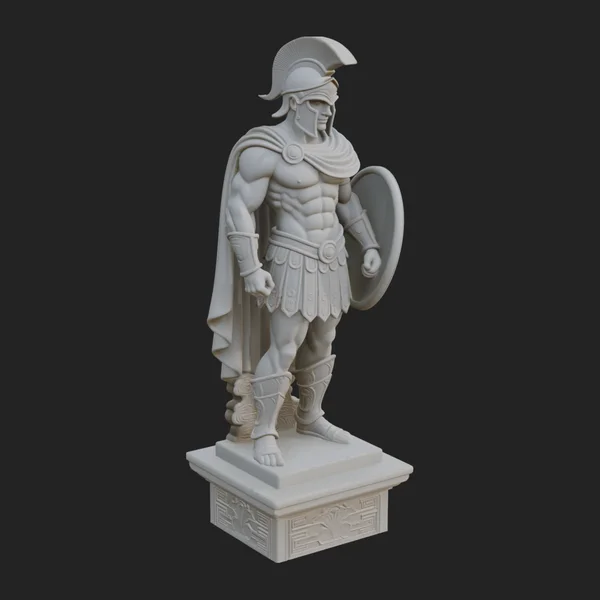 Greek Warrior God Statue Design 2