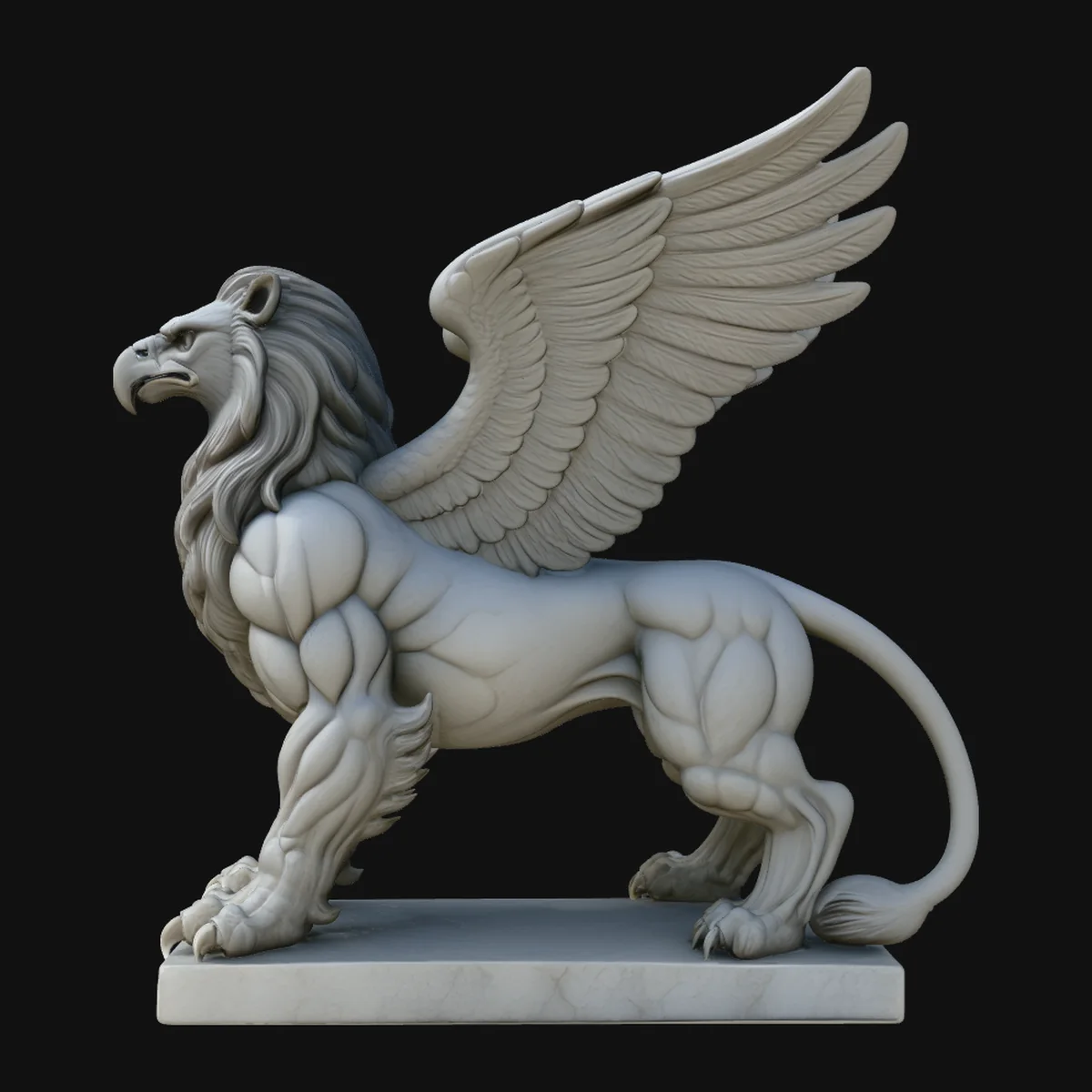 Griffin Statue Design 2