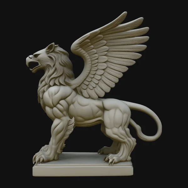 Griffin Statue Design 3