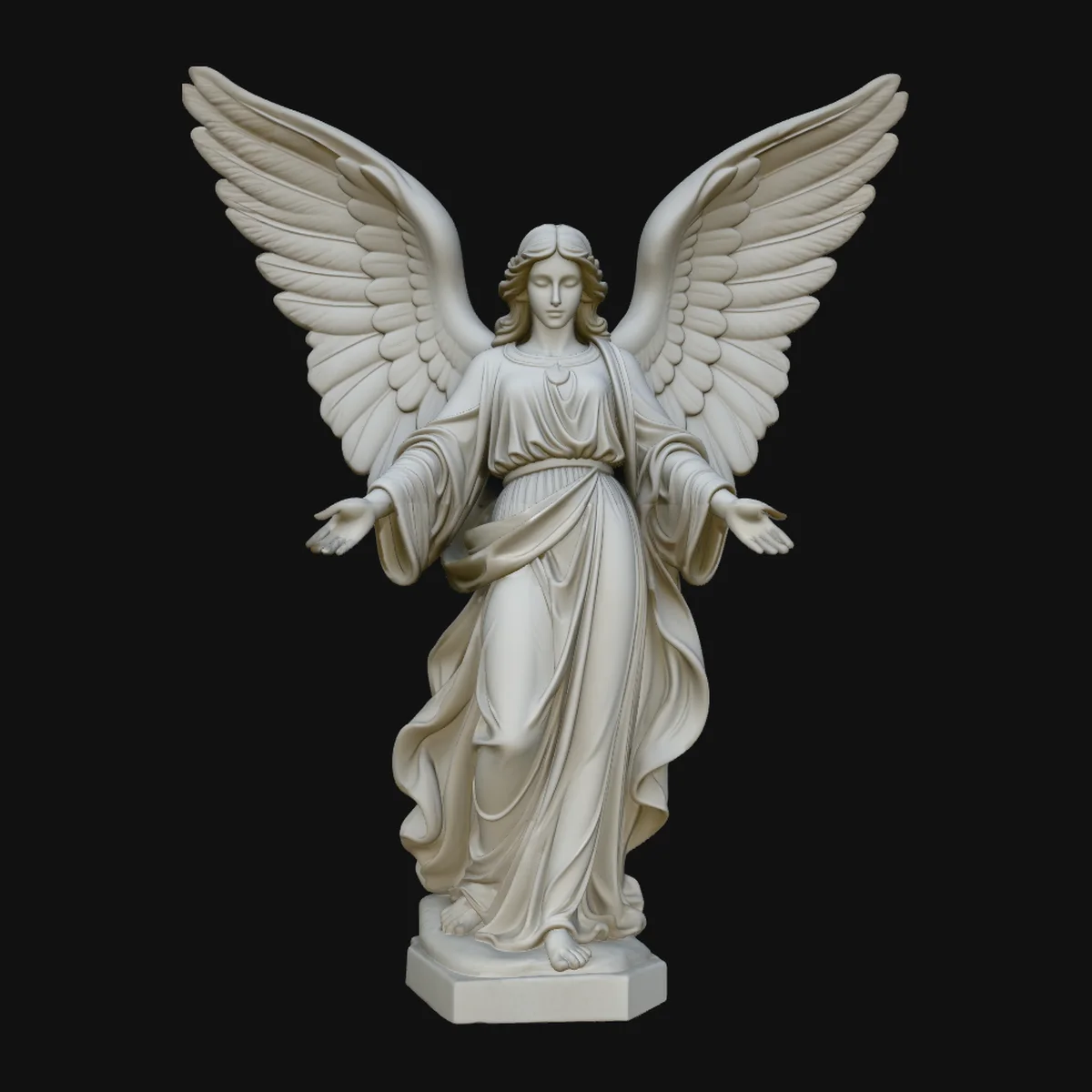 Guardian Angel Statue Design 1