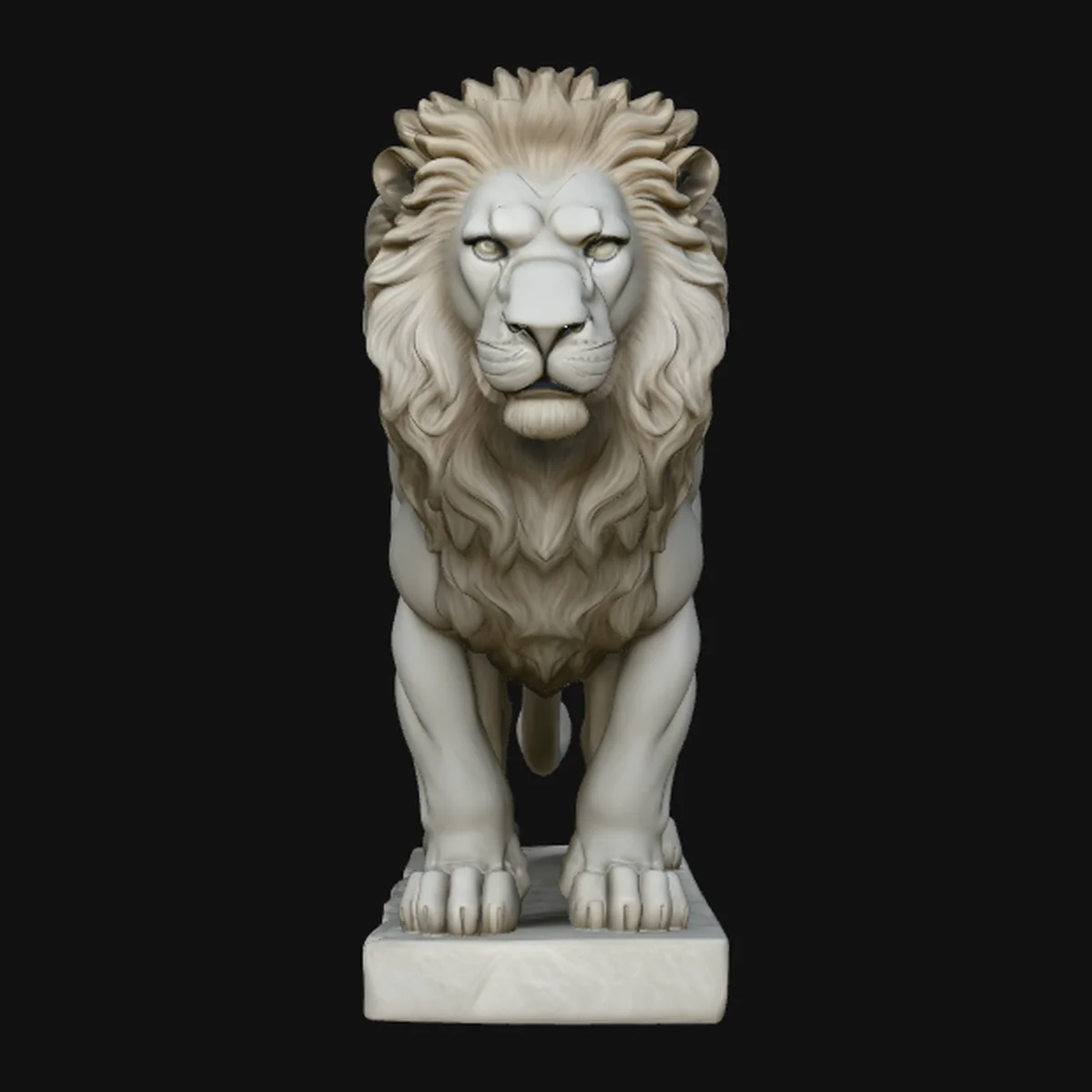 Guardian Lion Statue Design 2
