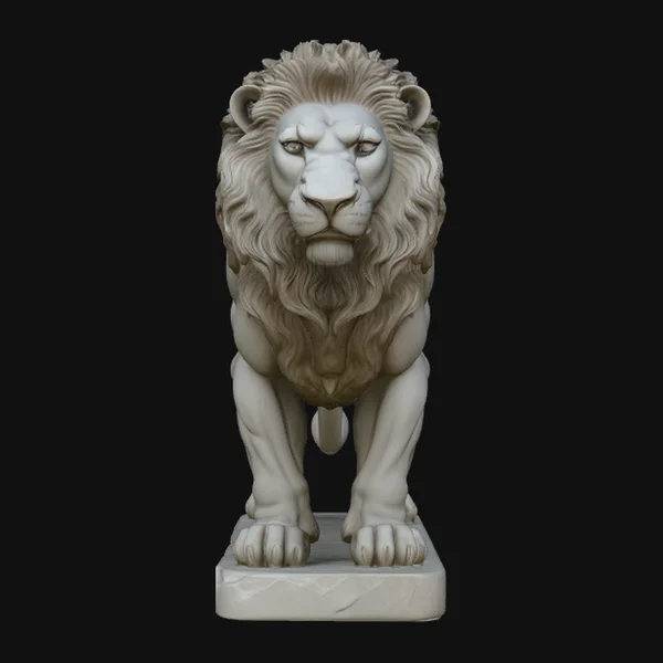Guardian Lion Statue Design 3
