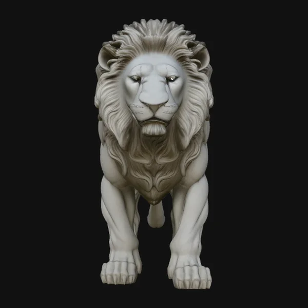 Guardian Lion Statue Design 4